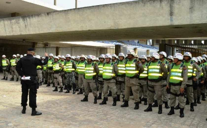 PM garante ordem e segurança durante decisão do Campeonato Alagoano de Futebol