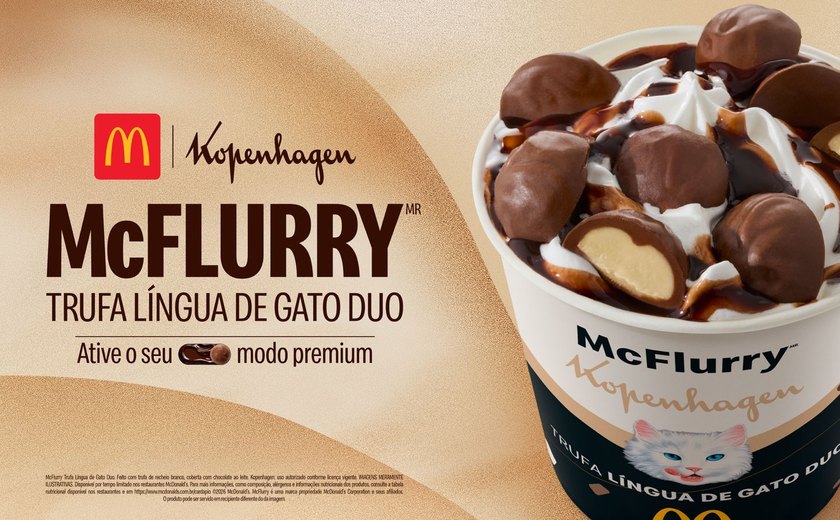 Marca aposta em collab com a Kopenhagen para relançar sobremesa premium