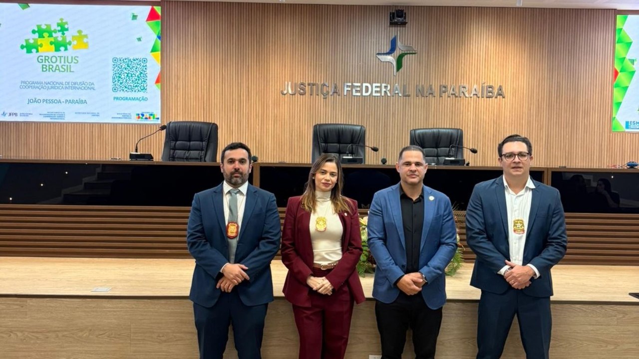 Polícia Civil de Alagoas participa de curso sobre cooperação jurídica internacional na Paraíba