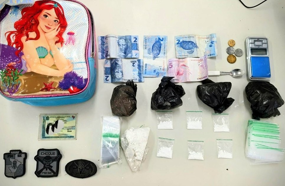 Apreensão de drogas  / Foto: PMSE