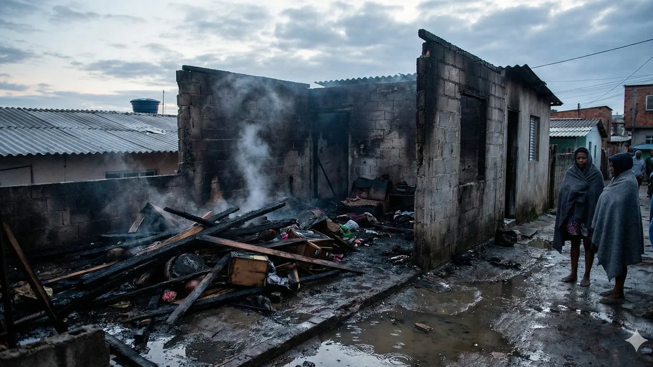 Mistério em Taquarana: homem morre carbonizado em incêndio na casa de 'ex-ficante'; vítima não tinha chaves do imóvel