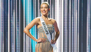 Modelo sergipana ocupa terceira posição no Concurso Miss Universo Brasil 2021 / Foto: Foto: Antares Martins