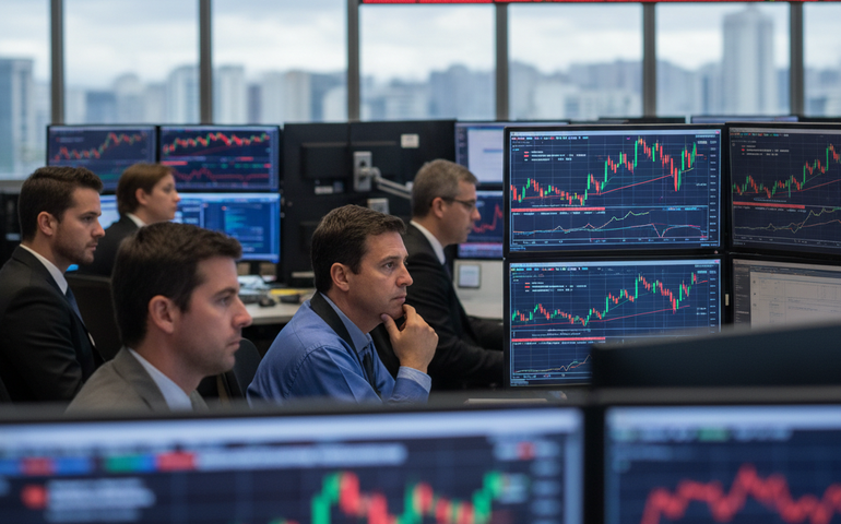 Baixa liquidez e cenário fiscal-político pressionam Ibovespa