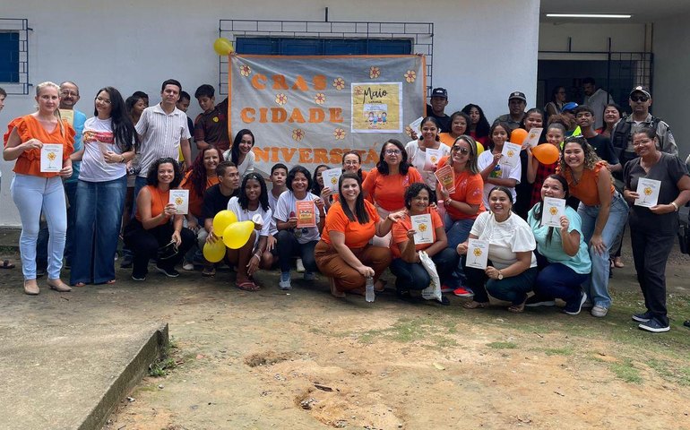 UBS Tereza Barbosa promove caminhada alusiva ao Maio Laranja