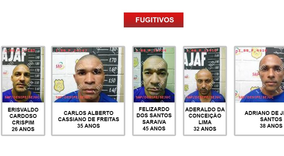 FUGITIVOS COMPAJAF / Foto: Seduc