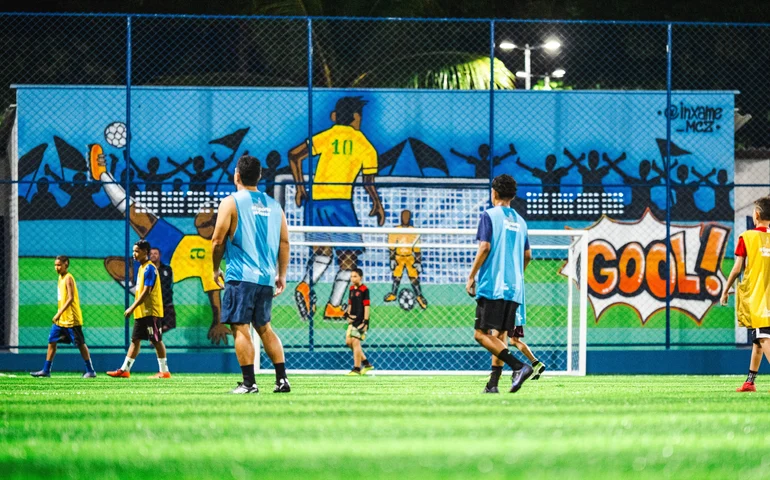 Rodrigo Cunha ‘ Boa Praça’ comemora Areninha Medeiros Neto transformando vidas pelo esporte