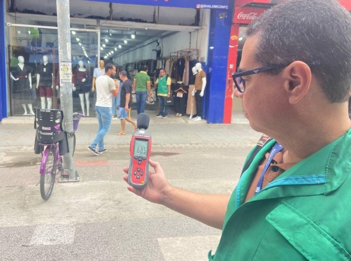 Iplam combate poluição sonora no Centro de Maceió