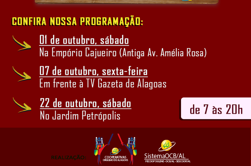 Conheça a programação da Feira da Agricultura Familiar