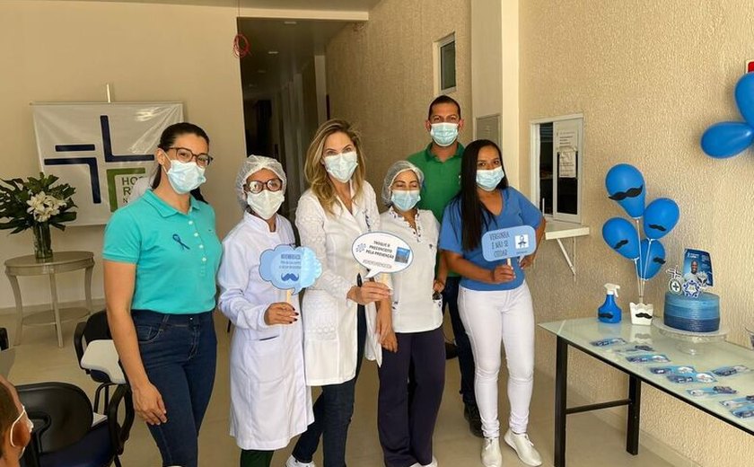 Hospital de Arapiraca mobiliza funcionários sobre conscientização da saúde do homem