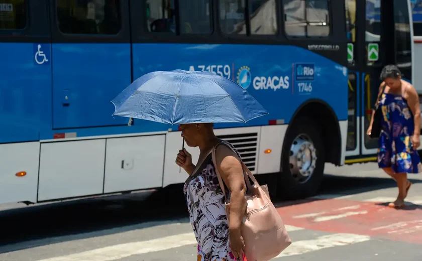 Rio tem mais uma manhã com sensação térmica acima de 50°C