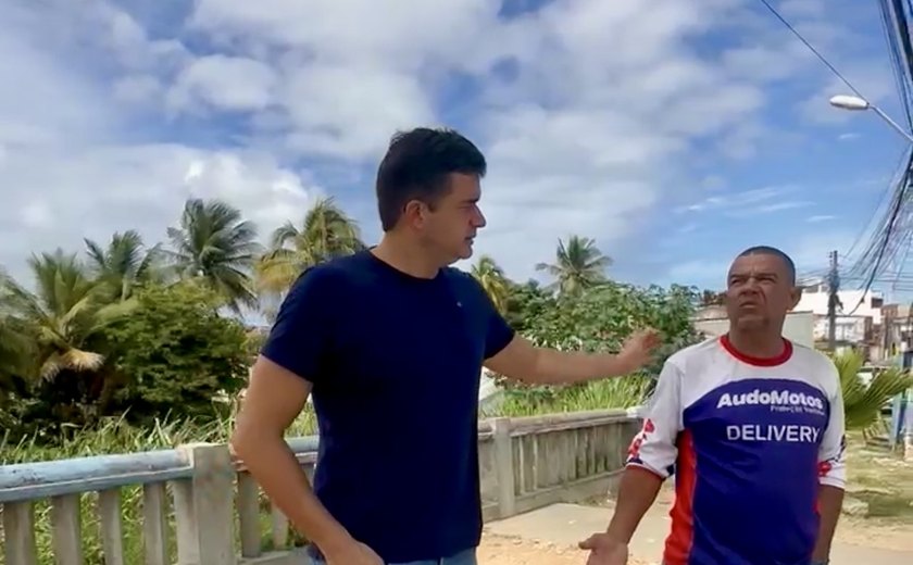 Dois mirantes, o mesmo abandono: Rui Palmeira denuncia descaso da Prefeitura de Maceió no Jacintinho