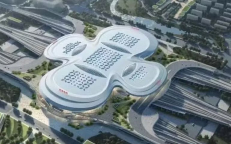Formato de projeto de estação ferroviária chinesa atrai críticas online