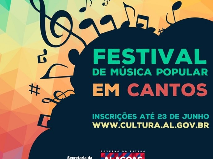 Prorrogada as inscrições para o Festival Em Cantos de Alagoas
