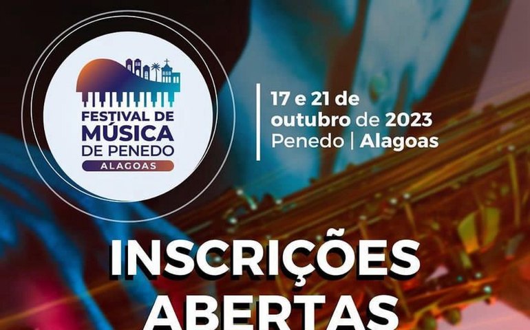 Festival de Música de Penedo abre inscrições para oficinas de instrumentos musicais