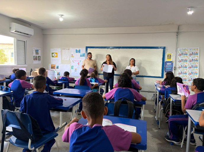 Traipu inclui material sobre violência contra a mulher e feminicídio nas escolas municipais