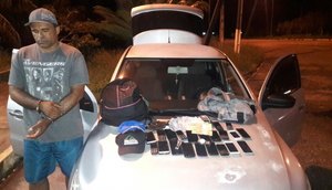 preso com mais de vinte celulares