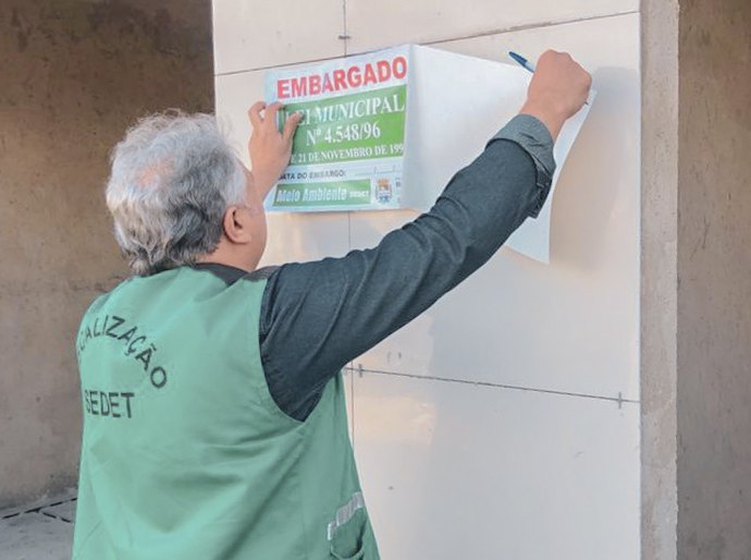 Secretaria de Desenvolvimento Territorial intensifica fiscalização de obras irregulares