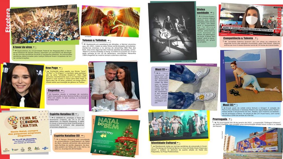 Coluna Etcetera da edição 43 da Revista Painel Alagoas