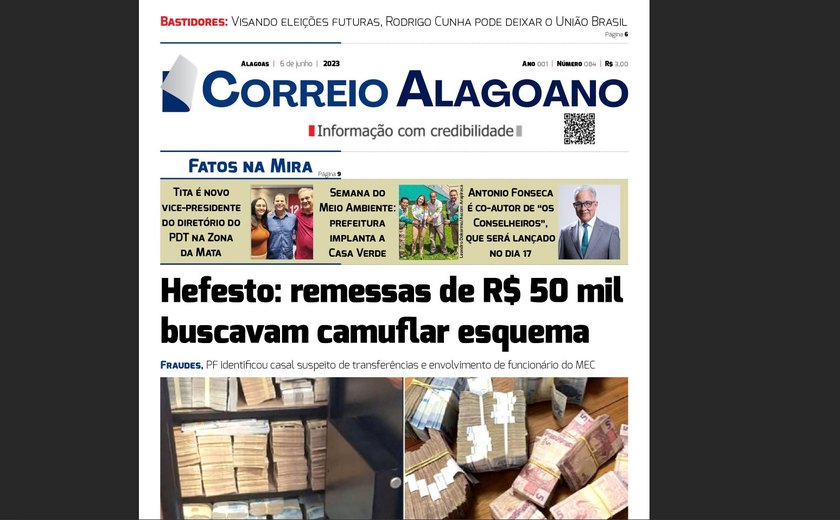 Hefesto: remessas de R$ 50 mil buscavam camuflar esquema