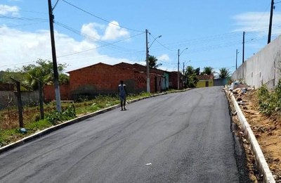 Seminfra executa obras de pavimentação no Rio Novo