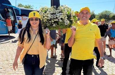 Romaria de Tanque d’Arca impressiona em Juazeiro do Norte com centenas de fiéis