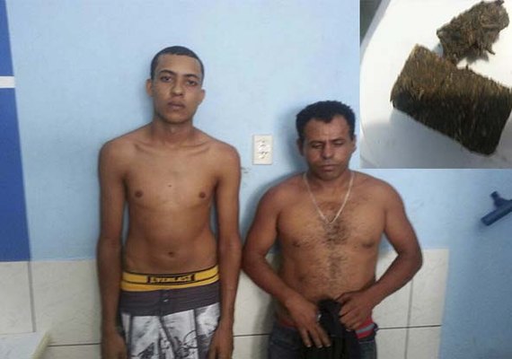 Presos dois acusados de tráfico em Delmiro Gouveia