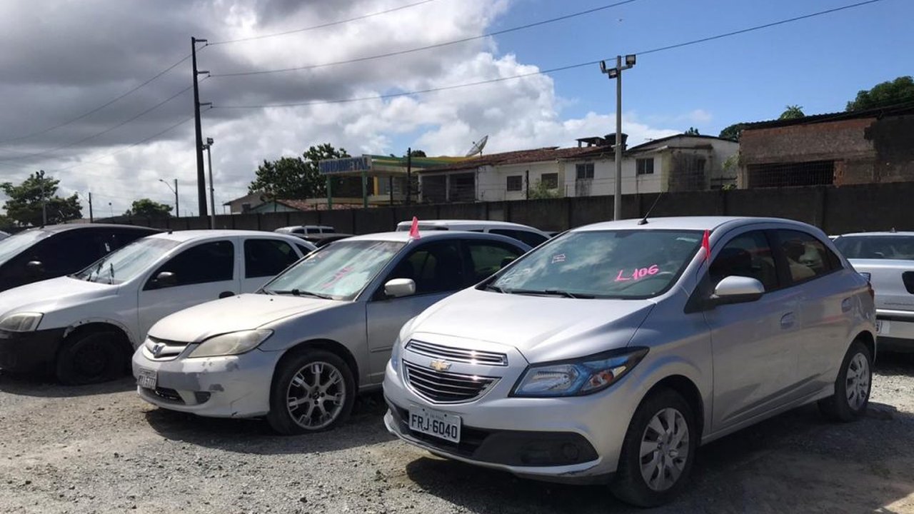Leilão: veículos estão disponíveis para visitação