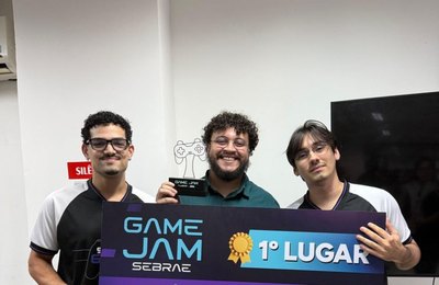 Estudante do Cesmac integra equipe vencedora da primeira Game Jam promovida pelo Sebrae Alagoas