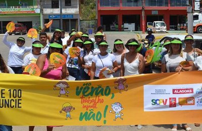 Paripueira adere à campanha estadual de combate ao trabalho infantil	