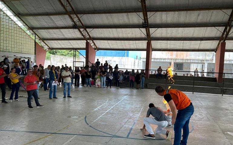 Prefeitura de Tanque d’Arca realiza palestra sobre primeiros socorros e combate a incêndio