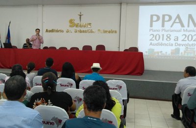 Prefeitura de Maceió e população constroem Plano Plurianual Municipal 2018-2021