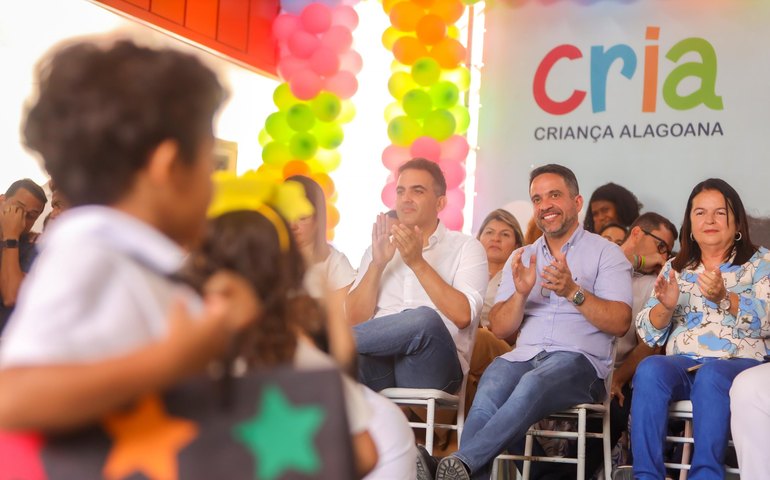 Paulo Dantas inaugura a 50ª Creche CRIA em Alagoas, reforçando compromisso com a Educação Infantil