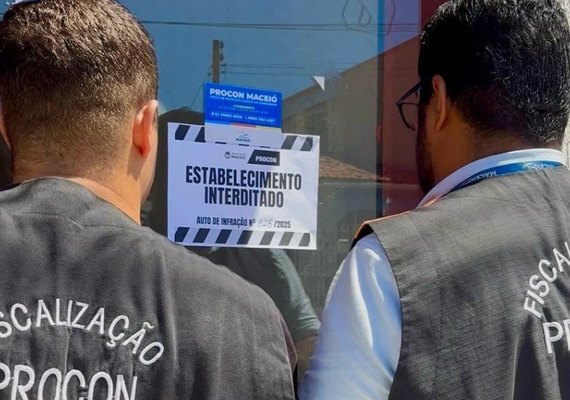 Procon Maceió interdita academia na Jatiúca por irregularidades e risco à segurança