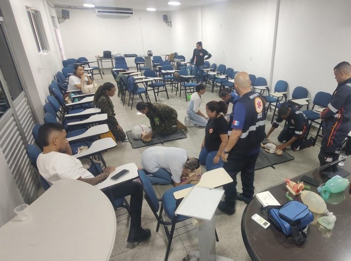 Curso do Samu prepara profissionais para atendimento de urgência e emergência pré-hospitalar móvel