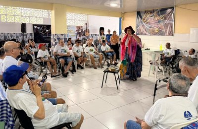 Experiência e juventude se encontram em ação do Cidadania em lar para idosos