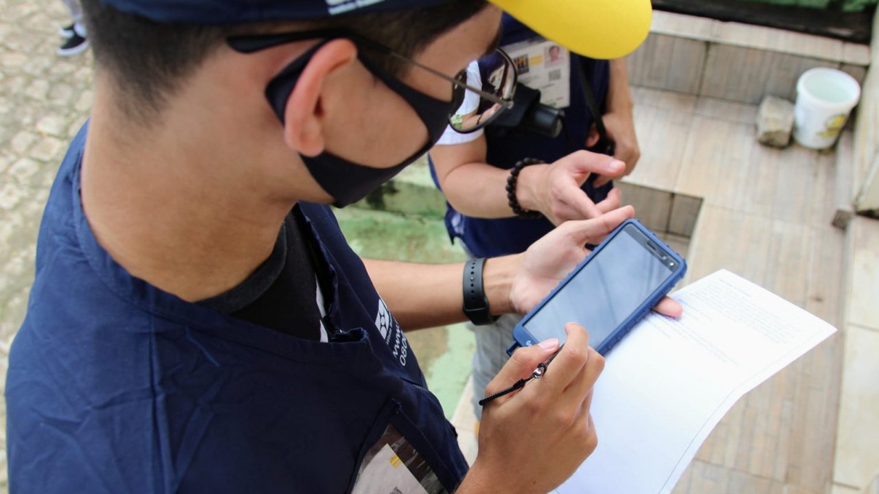 Recenseadores do IBGE começaram as visitas domiciliares em Coruripe para o Censo 2022
