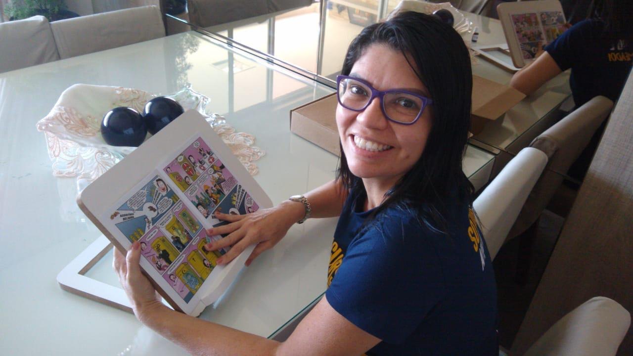 Para facilitar o entendimento das leis, professora cria revista em quadrinhos