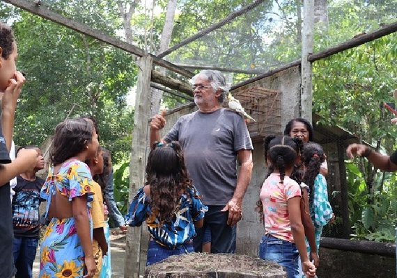 Ação da Casal leva crianças para conhecerem o Mutum e desperta a conscientização ambiental