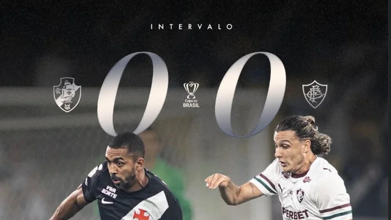 Vasco e Fluminense fazem clássico intenso, empatam e deixam vaga em aberto na Copa do Brasil