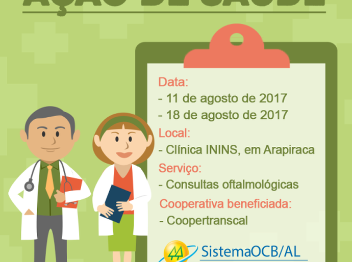 OCB/AL leva atendimento médico gratuito para famílias de associados à Coopertranscal