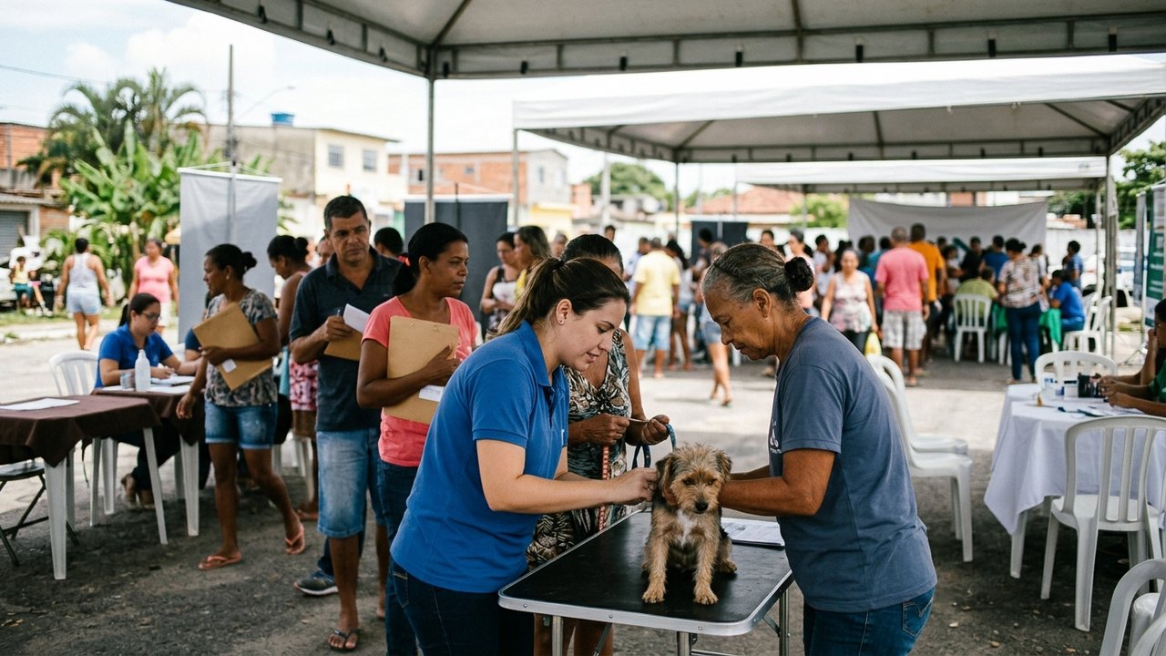 Unig realiza mutirão gratuito com emissão de documentos, orientação sobre IRPF e castração de pets na Baixada Fluminense