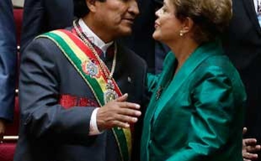 Dilma participa da posse de Evo Morales na Bolívia