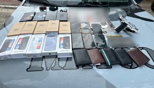 Cinco suspeitos de roubar lojas de celulares em Aracaju são preso no Ceará