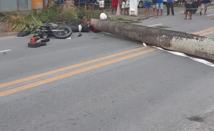 Homem morreu no local