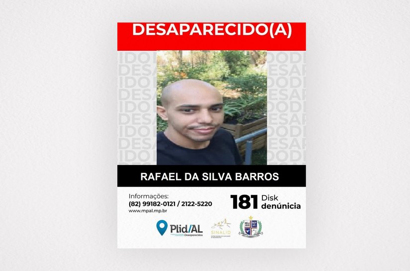 Por meio do Navid, o MPAL aciona o Plid de São Paulo na tentativa de localizar alagoano desaparecido