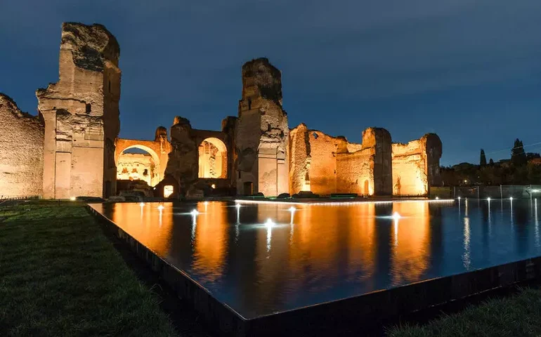 Termas de Caracalla serão abertas para visitas noturnas