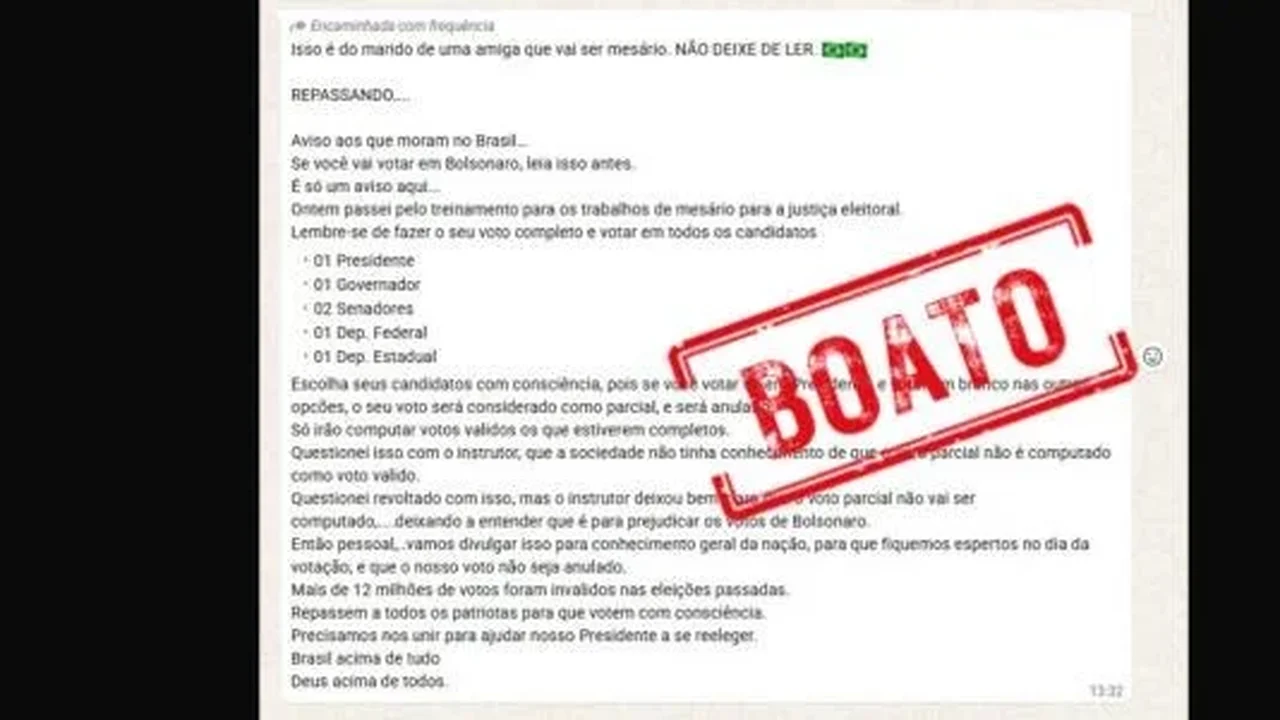 Voto nulo ou em branco para outros cargos não anula voto para presidente