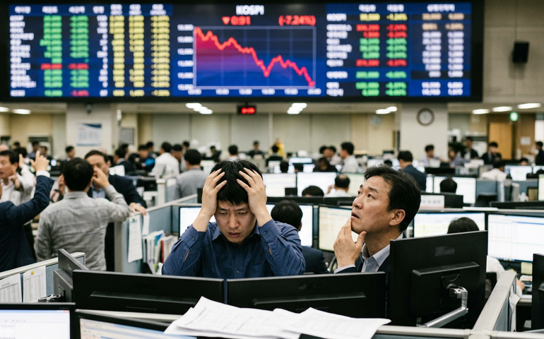 Bolsas asiáticas caem forte com tensão no Oriente Médio; Seul lidera perdas
