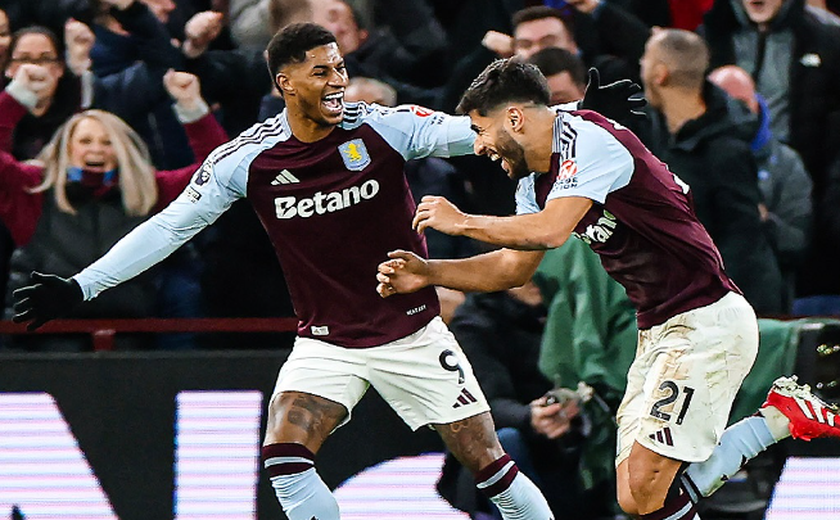 Rashford entra no intervalo, põe fogo no jogo e comanda virada do Aston Villa sobre o Chelsea