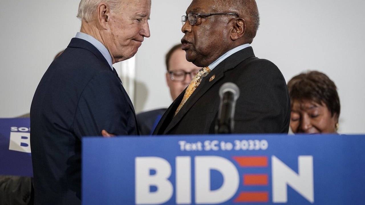 Deputado democrata que revigorou candidatura de Biden em 2020 declara apoio a Kamala Harris